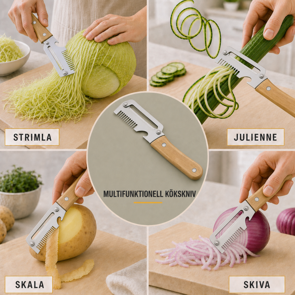 Kökets Smartaste Kniv, Skalare & Strimlare